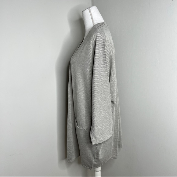 DONNI Ribbed Open Front Cardigan Jacket - Picture 11 of 15